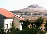 House in Tekoa, with Herodion in background