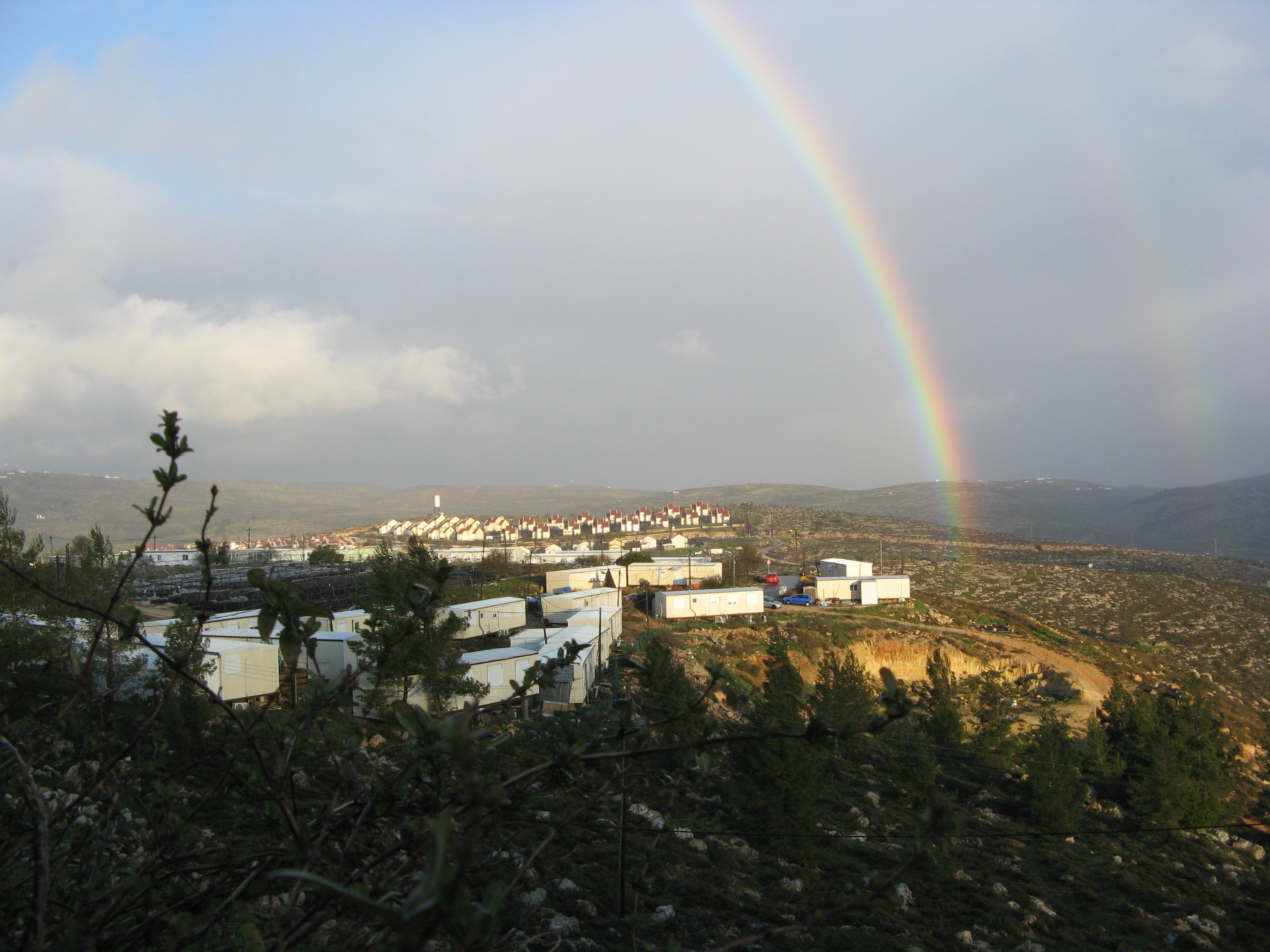 Rainbow over Shvut Rachel